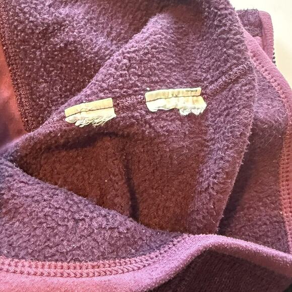 PATAGONIA Fleece Jacket Youth Sz 10 Full Zip Pockets Purple *PLAY CONDITION* - Picture 6 of 9